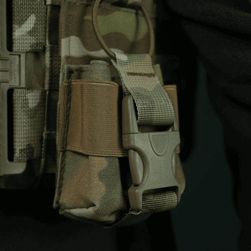 Усиленный жесткий подсумок под рацию KIBORG GU Мультикам