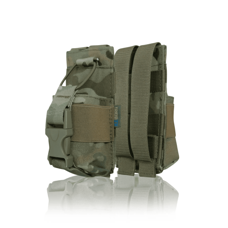 Усиленный жесткий подсумок под рацию KIBORG GU Мультикам