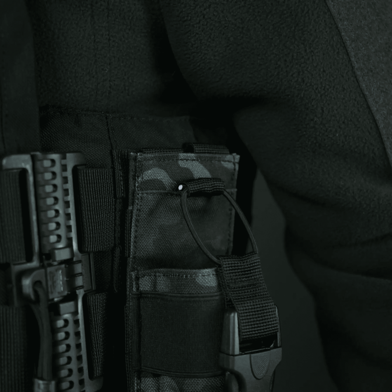 Усиленный жесткий подсумок под рацию KIBORG GU Черный мультикам