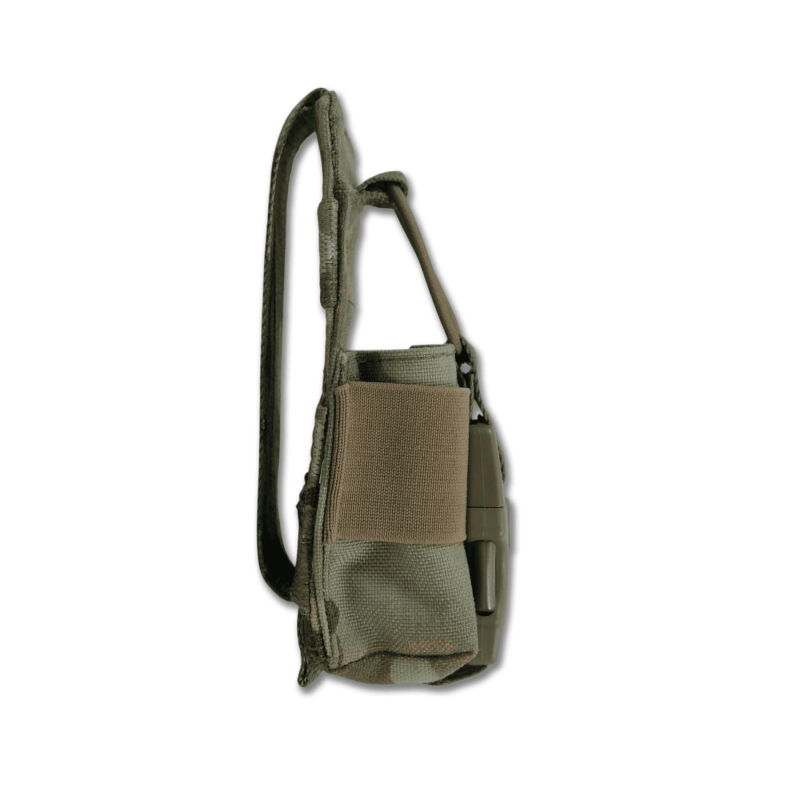 Тактический жесткий усиленный подсумок под рацию Militex Cordura original USA Multicam