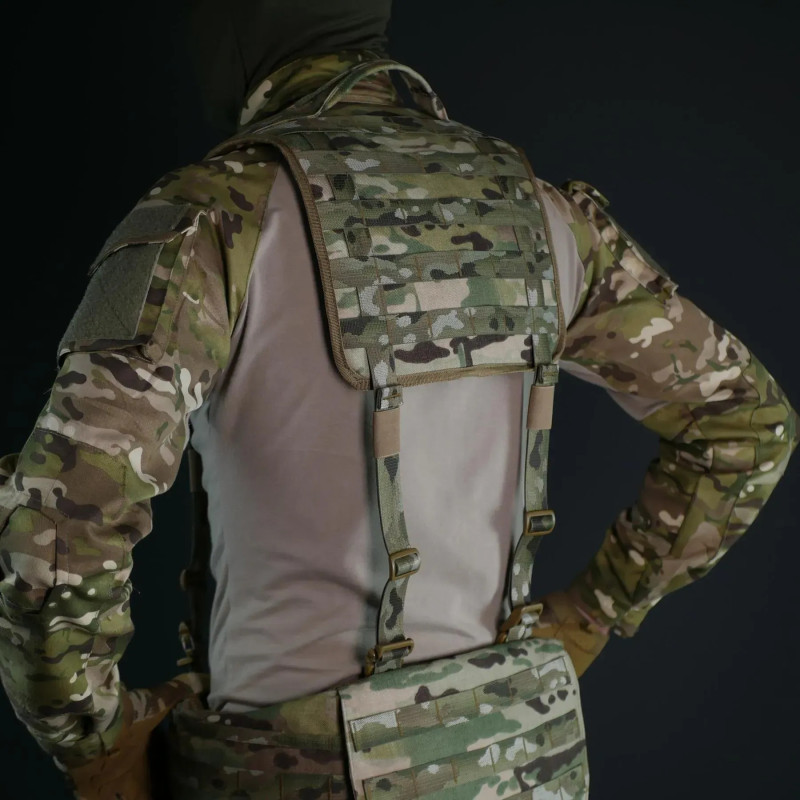 Универсальные лямки Militex для пояса (РПС) из материала Cordura 1000D Brookwood Мультикам