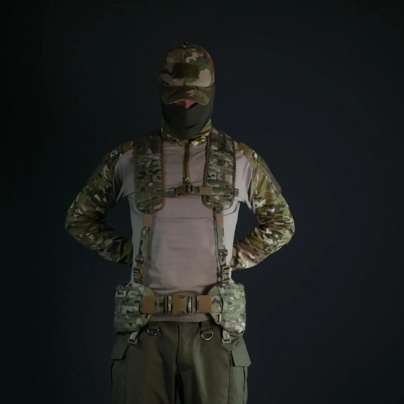 Универсальные лямки Militex для пояса (РПС) из материала Cordura 1000D Brookwood Мультикам