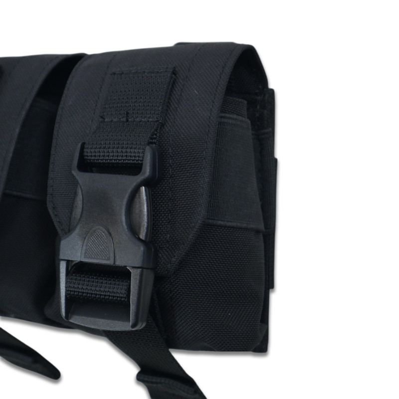 Тактический Подсумок под 2 гранаты Kiborg Black