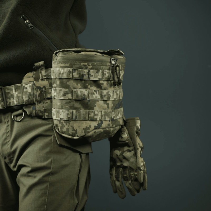 Подсумок нерассыпайка Пиксель Cordura® 1000D с NIR-пропиткой