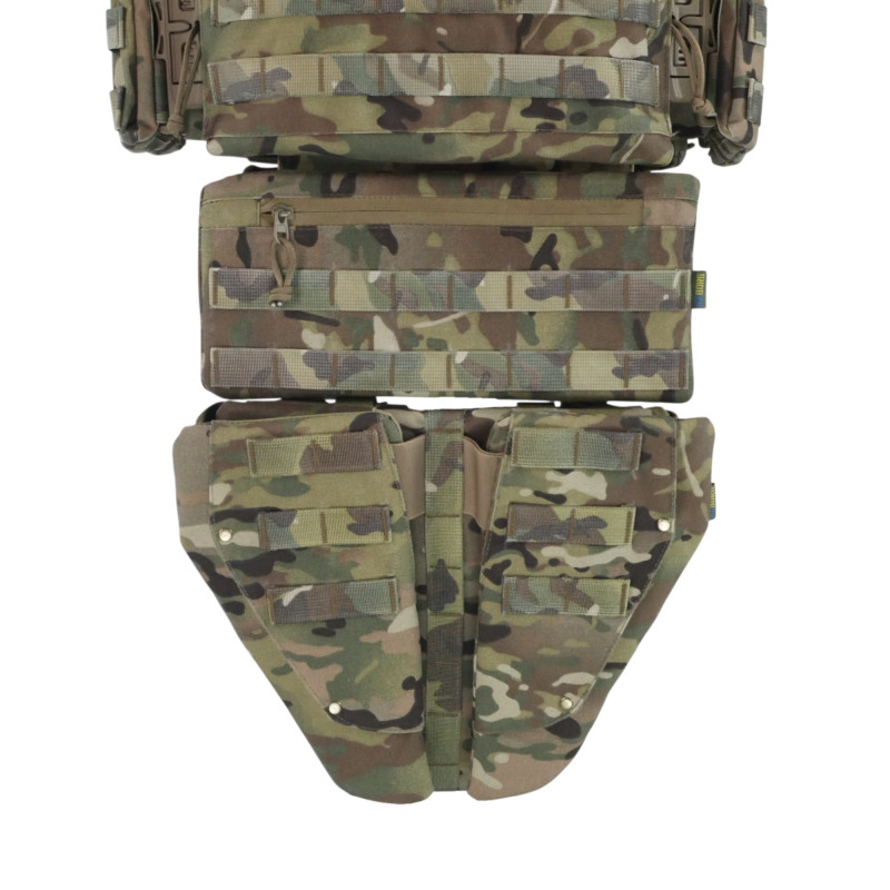 Бронежилет у розмірі (XL) з балістичним захистом Militex 1 класу — Мультикам