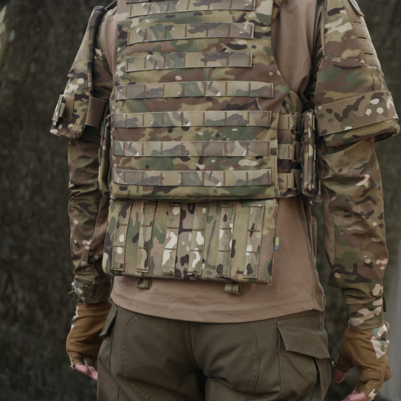 Бронежилет у розмірі (XL) з балістичним захистом Militex 1 класу — Мультикам