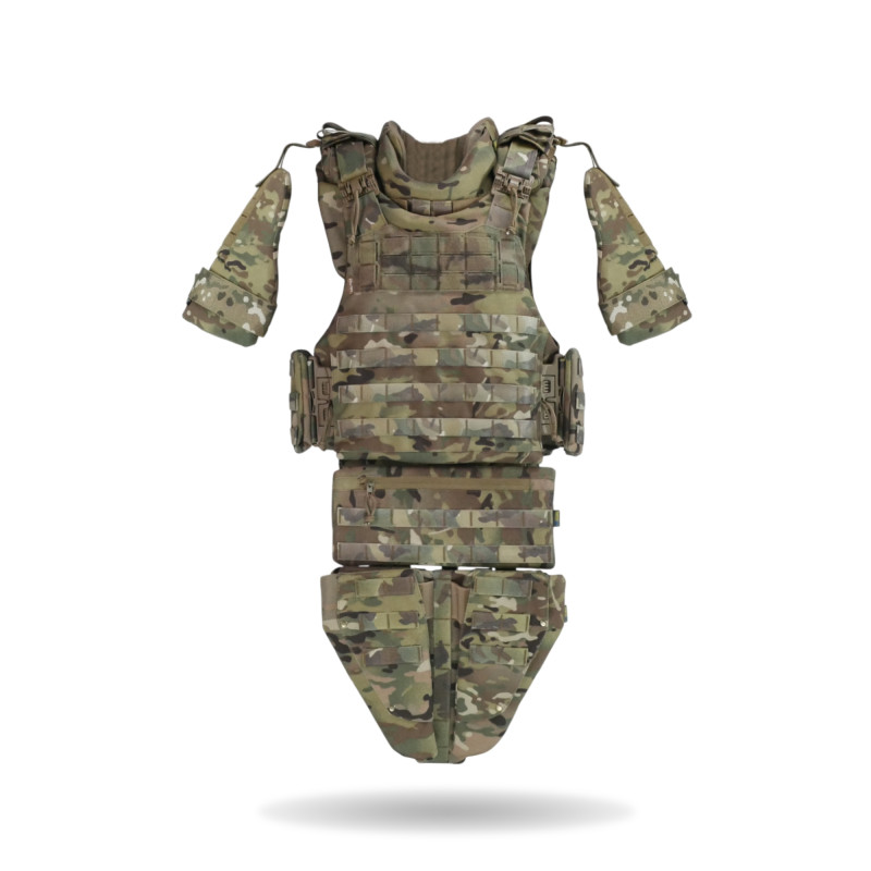 Бронежилет у розмірі (XL) з балістичним захистом Militex 1 класу — Мультикам