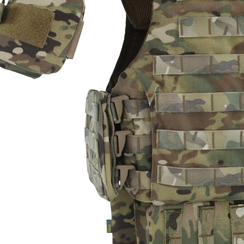 Бронежилет у розмірі (XL) з балістичним захистом Militex 1 класу — Мультикам