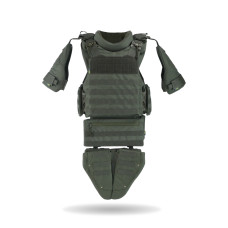 Бронежилет у розмірі (M) з балістичним захистом Militex 1 класу — Хакі