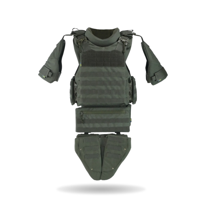 Бронежилет у розмірі (XL) з балістичним захистом Militex 1 класу — Хакі