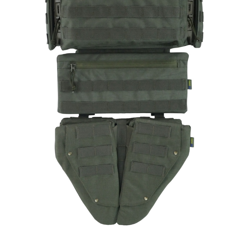 Бронежилет у розмірі (XL) з балістичним захистом Militex 1 класу — Хакі