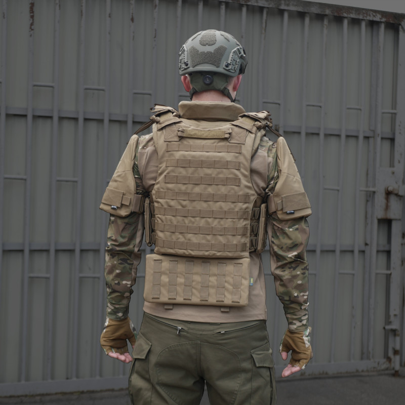 Бронежилет у розмірі (XL) з балістичним захистом Militex 2 класу — Койот