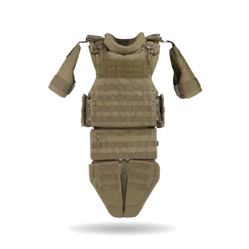 Бронежилет у розмірі (XL) з балістичним захистом Militex 2 класу — Койот