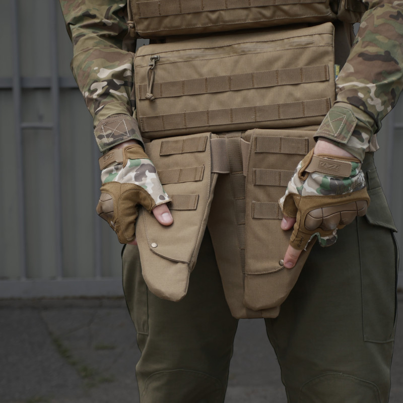 Бронежилет у розмірі (XL) з балістичним захистом Militex 2 класу — Койот