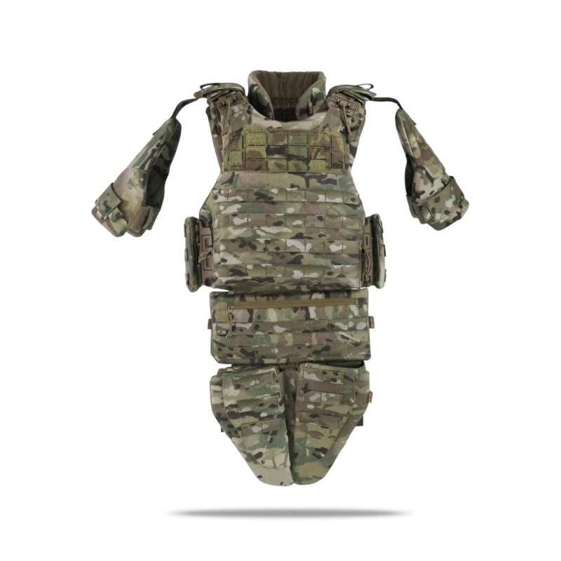 Комплект бронежилет Militex X-1 (L) + баллистическая защита 1 класс Cordura USA MULTICAM