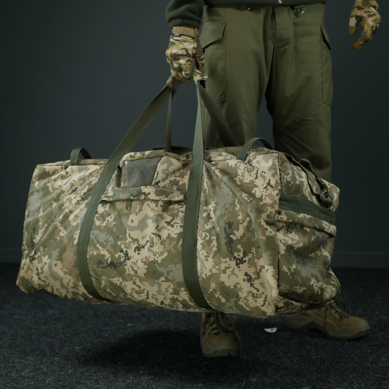 Сумка походная Kiborg BAG 130L oxford 900D PU Pixel