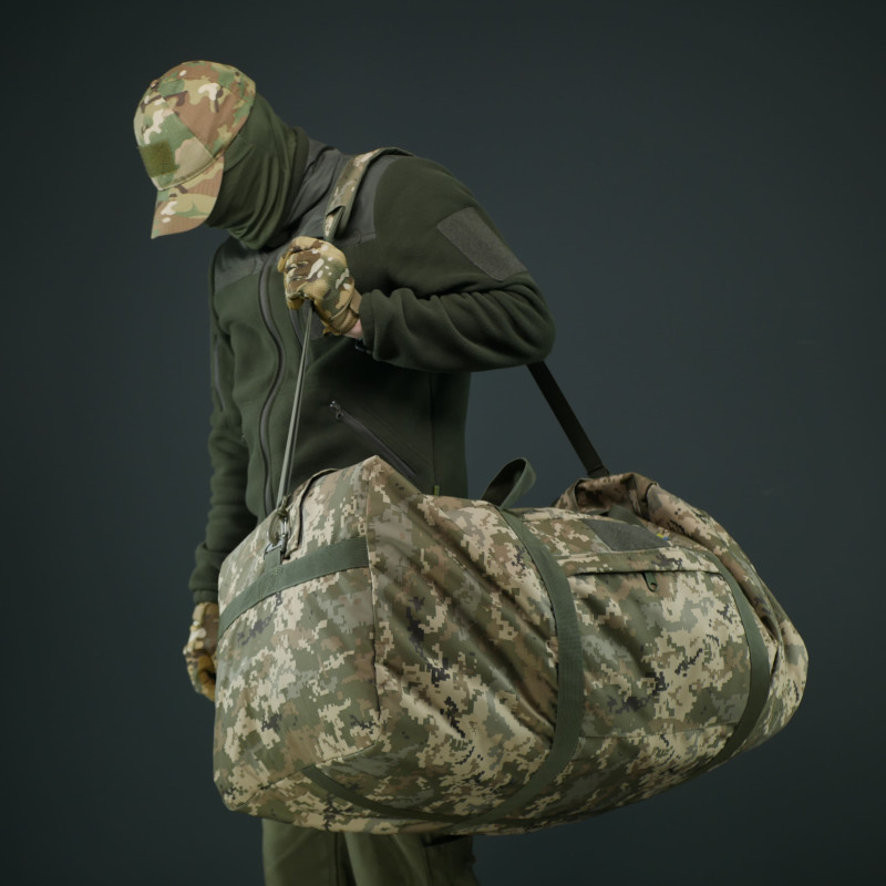 Сумка походная Kiborg BAG 130L oxford 900D PU Pixel