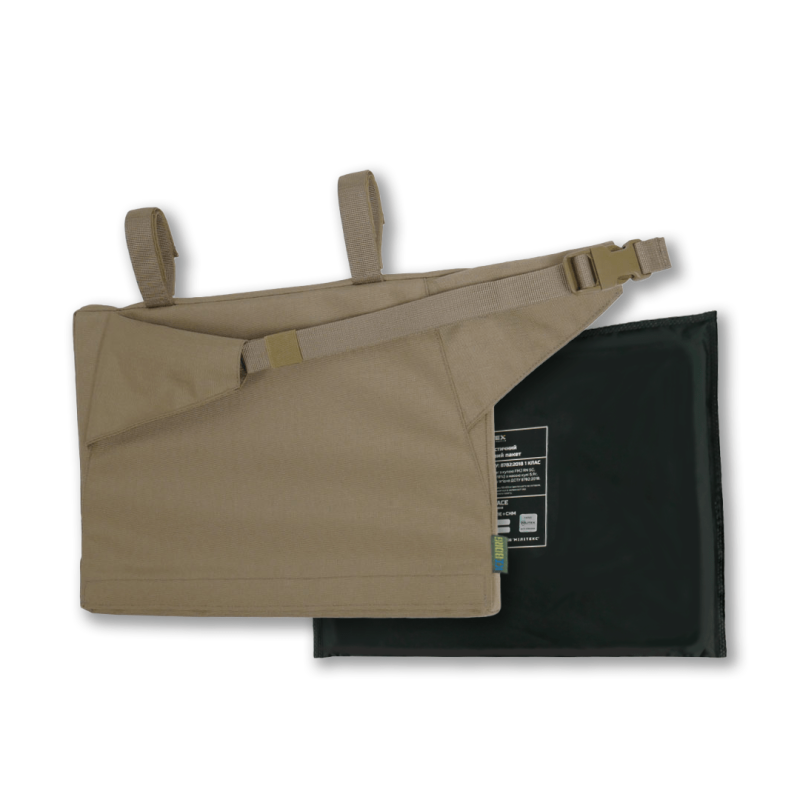 Каремат-сидушка 20mm Kiborg (Койот, з балістичним пакетом 1 класу Militex)