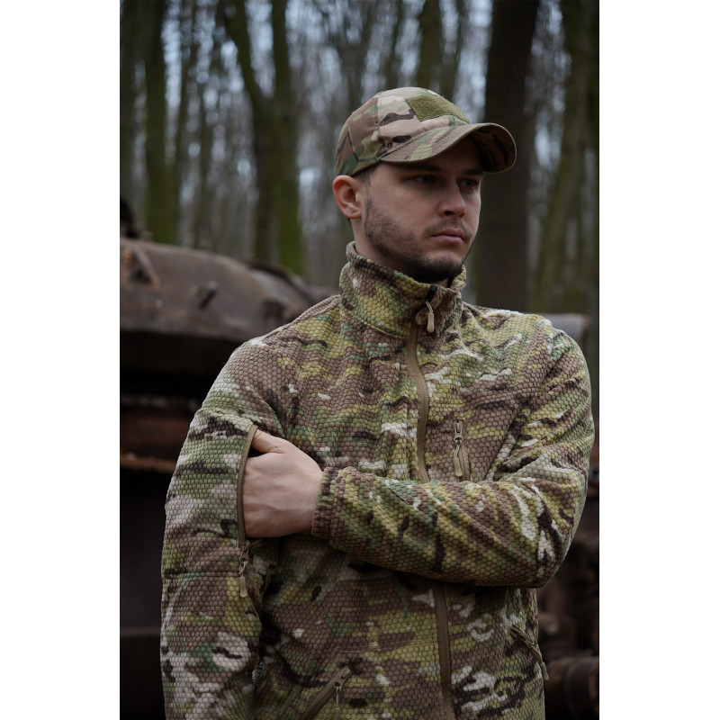Флісова кофта Militex mod. 5 вітрозахисна Мультикам