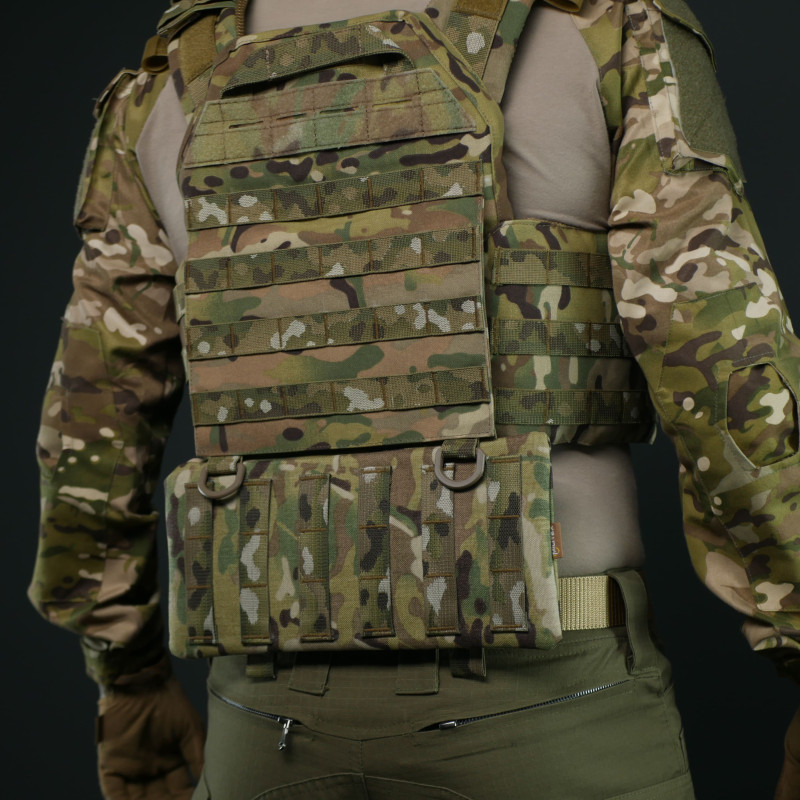 Комплект защиты поясницы Gen.2 Militex Cordura USA (Multicam) + баллистический пакет 1 класса