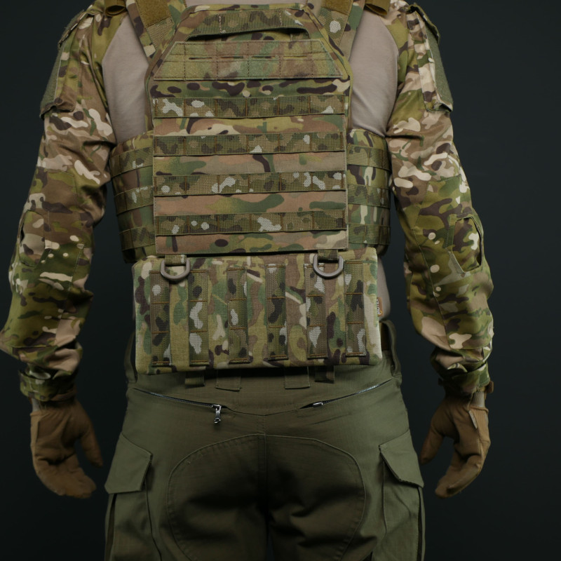 Комплект защиты поясницы Gen.2 Militex Cordura USA (Multicam) + баллистический пакет 1 класса