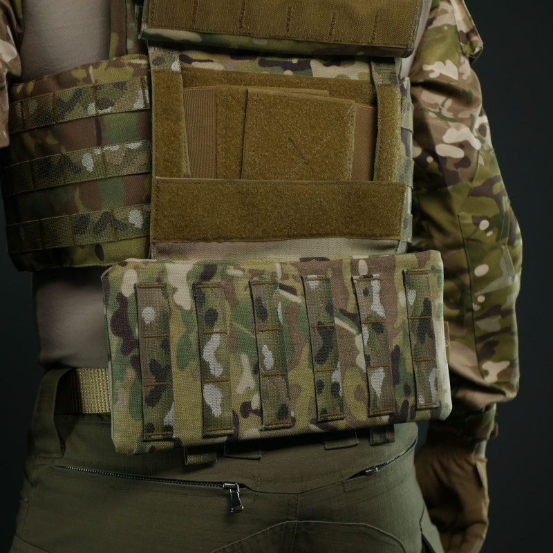 Комплект защиты поясницы Gen.2 Militex Cordura USA (Multicam) + баллистический пакет 1 класса