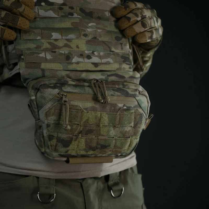 Сумка MILITEX для захисту паху з балістичним пакетом 1 класу Мультикам L