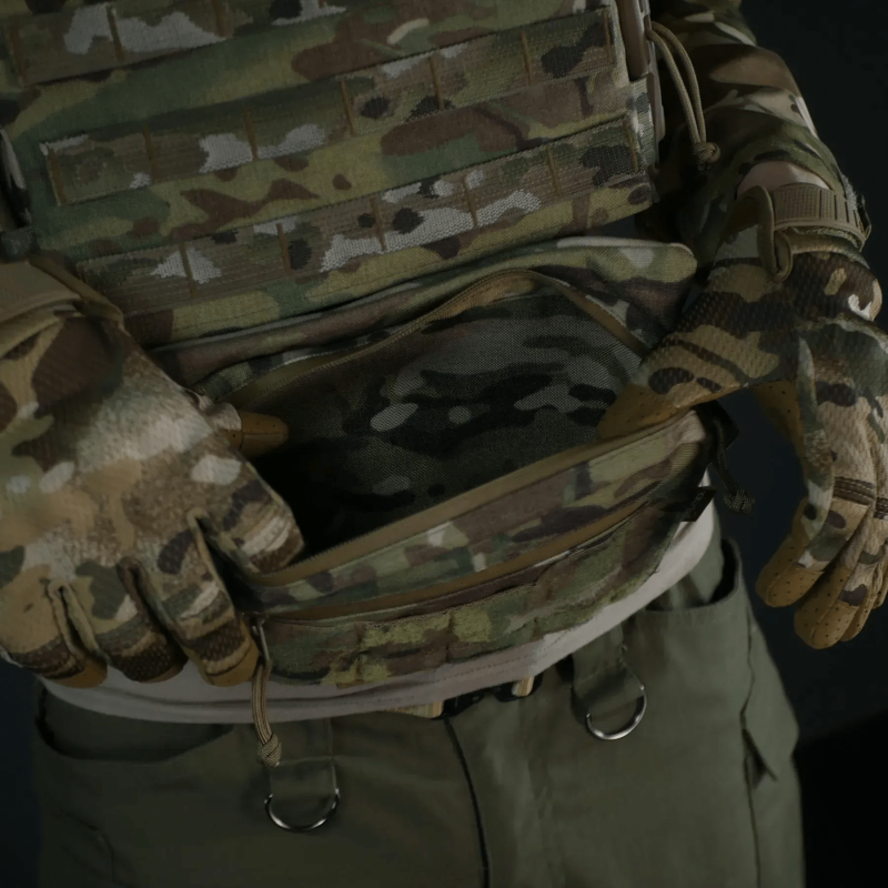 Сумка MILITEX для захисту паху з балістичним пакетом 1 класу Мультикам L