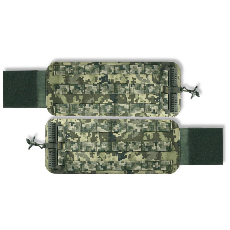 Kiborg камербанди піксель з кишенями та швидким скидом Gen.2, 2 шт. з балістичними пакет Militex 1 класу захисту