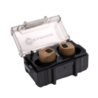 Захисні навушники-беруші (койот) Earmor M20T Pro з Bluetooth