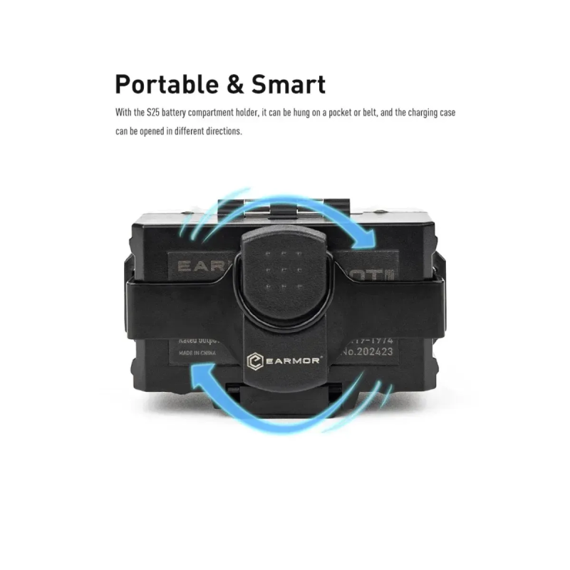 Защитные наушники-беруши (олива) Earmor M20T Pro с Bluetooth