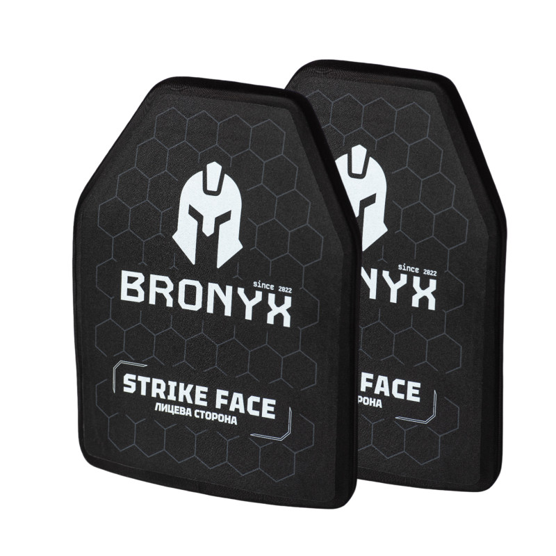 Бронеплиты AP3-M (1,4 кг/3 класс) BRONYX 250×300 (2 шт.)