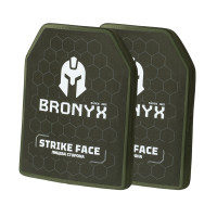 Бронеплиты CAP6-L (3,25 кг) (6 класс) 260×300 (одноплоскостные) (2 шт.) — BRONYX