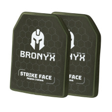 Бронеплити CAP6-M (2.9 кг) (6 клас) 250*300 (одна площина) (2 шт.) — BRONYX