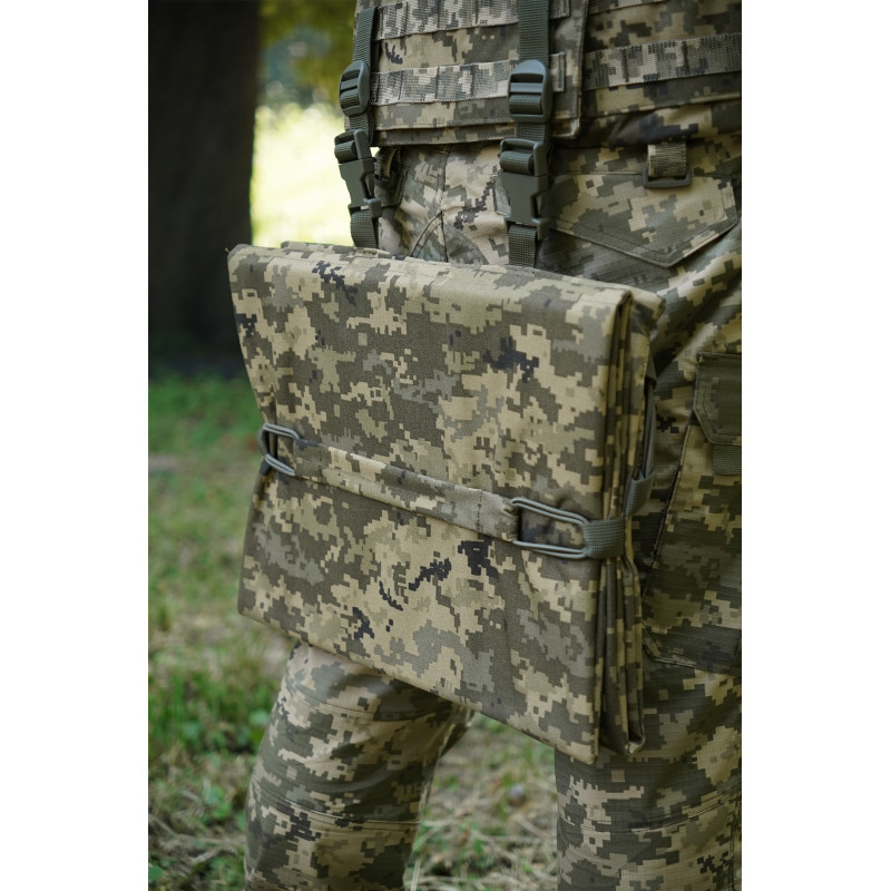 Каремат тьрохсекційний для сидіння Cordura 1000D Pixel mm-14 фото №10