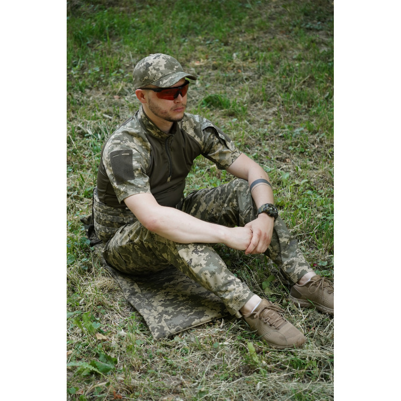 Каремат тьрохсекційний для сидіння Cordura 1000D Pixel mm-14 фото №8