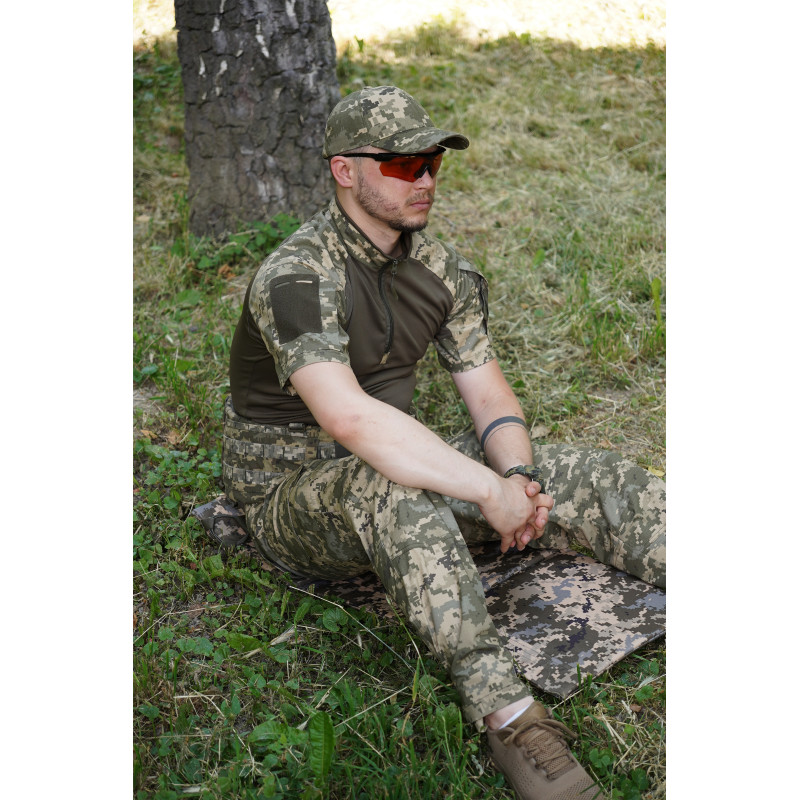 Каремат тьрохсекційний для сидіння Oxford 600D Pixel mm-14 фото №11