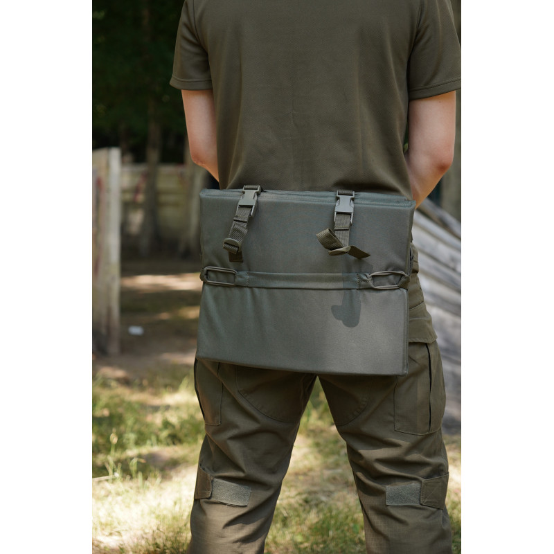 Каремат трехсекционный для сидения Oxford 600D Khaki фото №8