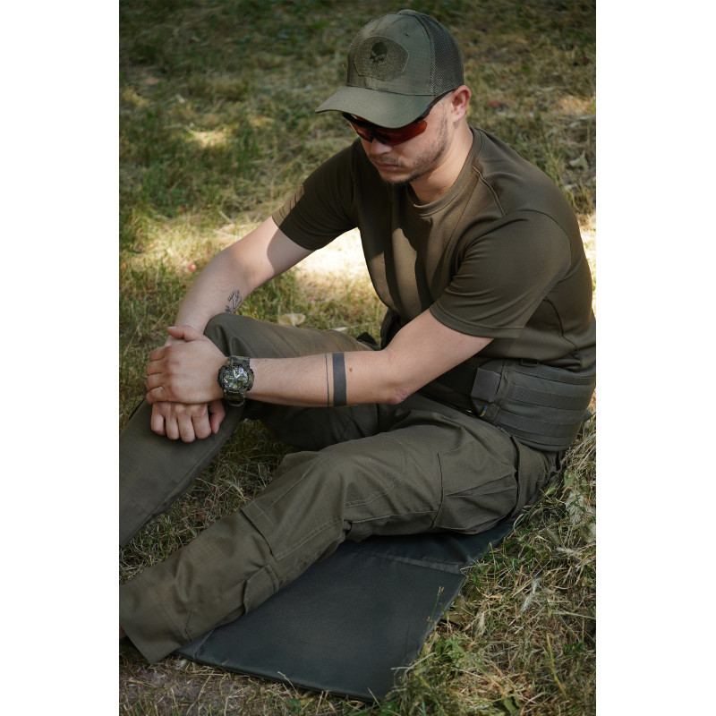 Каремат трехсекционный для сидения Oxford 600D Khaki фото №10