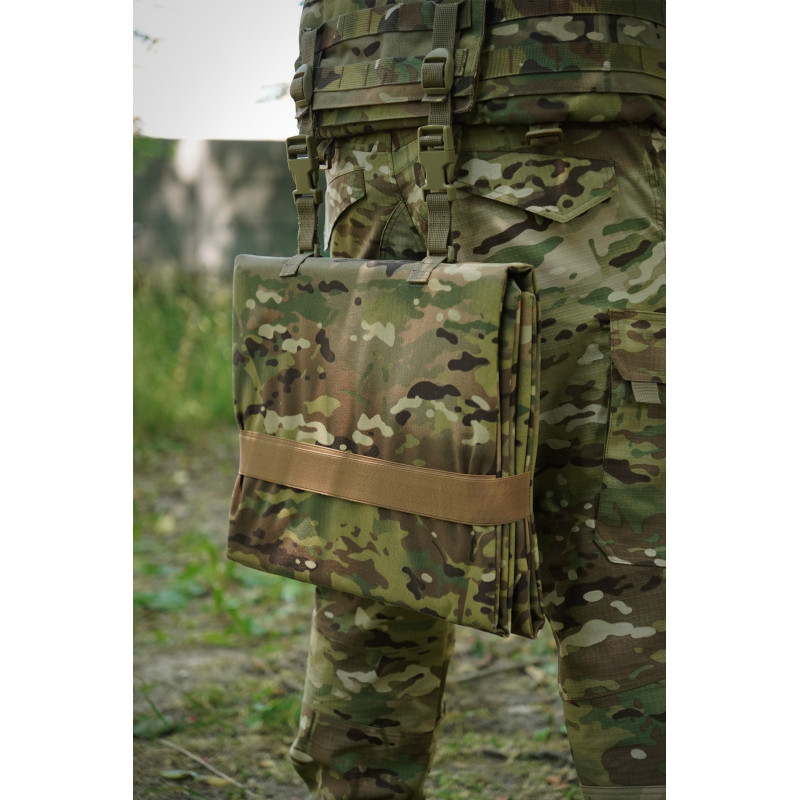 Каремат чотирьохсекційний для сидіння Cordura nylon 1000D Multicam фото №8