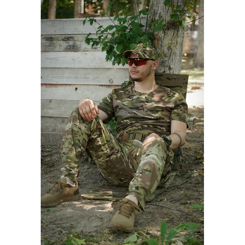Каремат чотирьохсекційний для сидіння Cordura nylon 1000D Multicam фото №10