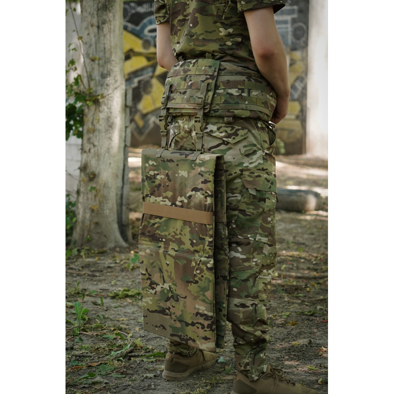 Каремат чотирьохсекційний для сидіння Cordura nylon 1000D Multicam фото №9