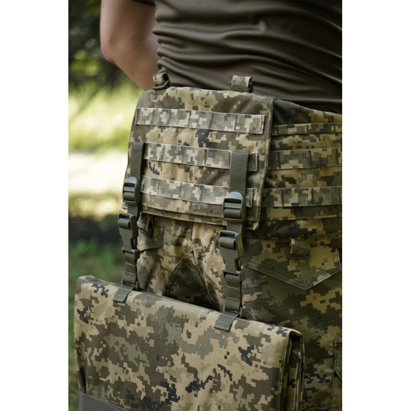 Каремат чотирьохсекційний для сидіння Cordura nylon 1000D Pixel mm-14 фото №9