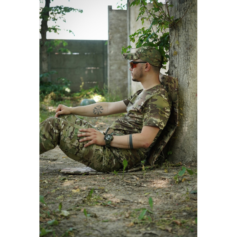 Каремат чотирьохсекційний для сидіння Oxford 600D Multicam фото №10