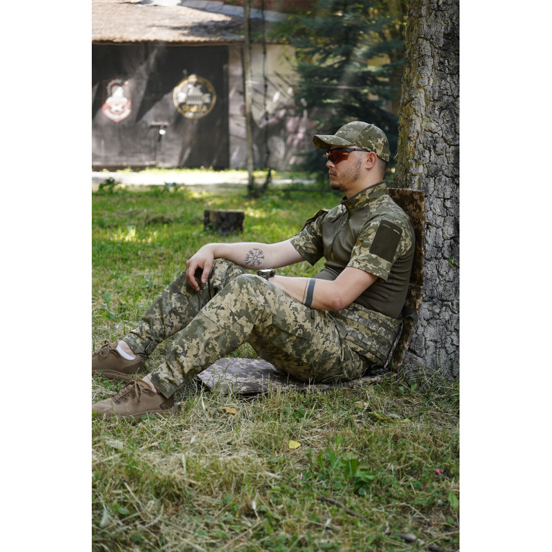 Каремат чотирьохсекційний для сидіння Oxford 600D Pixel mm-14 фото №11