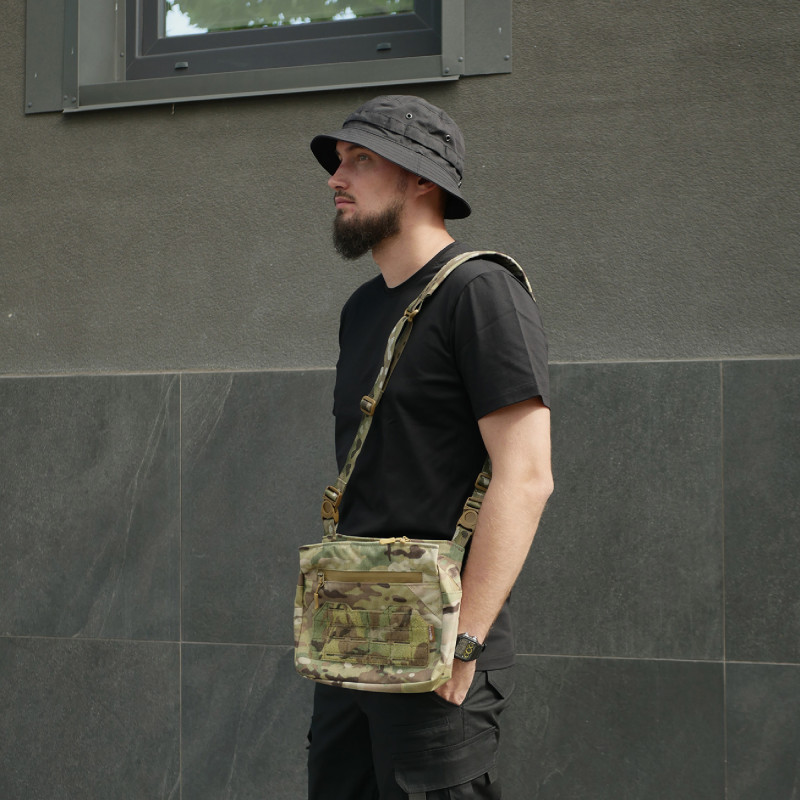 Універсальна смарт-сумка "Tactic city bag" на плече з Cordura original USA — Мультикам