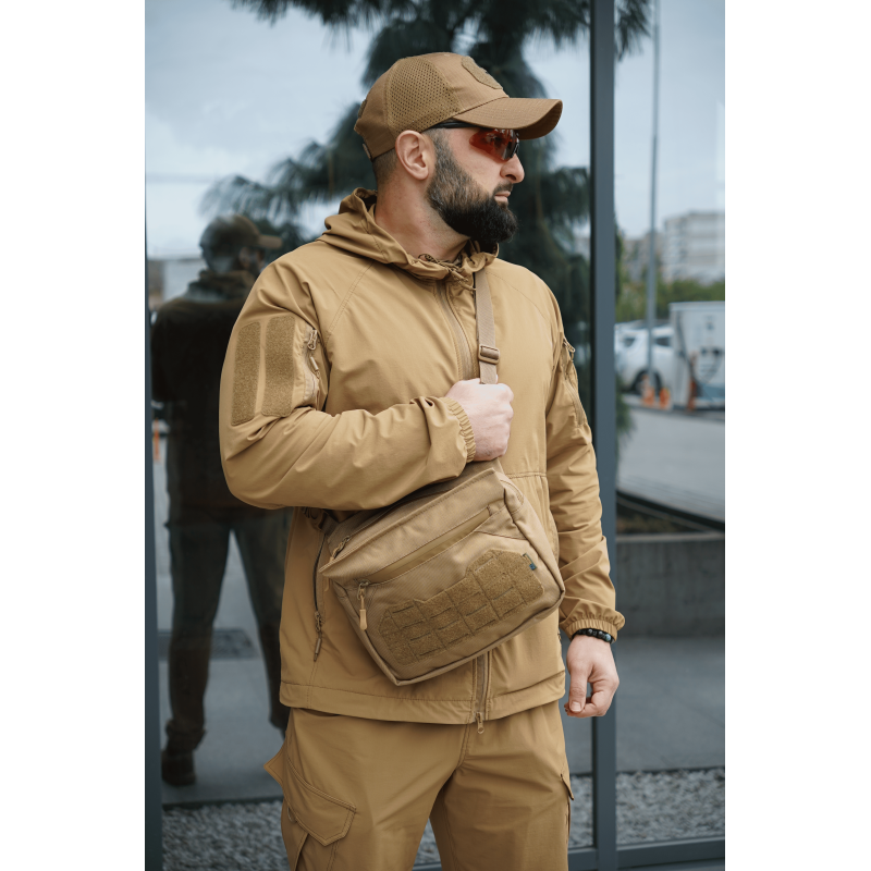 Универсальная смарт-сумка на плечо «Tactic city bag» из Cordura — Койот