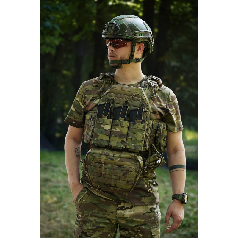Плитоноска Kiborg GU gen.2 (Мультикам, комплект з 6 підсумків) фото №8