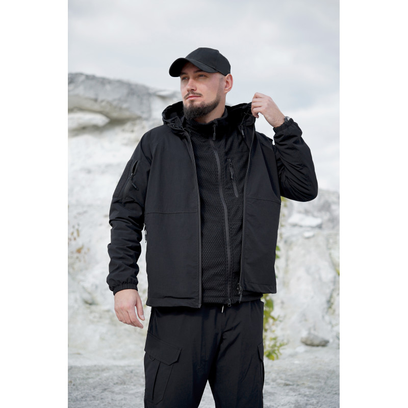 Куртка тактична Militex 4WSTRETCH Чорна M