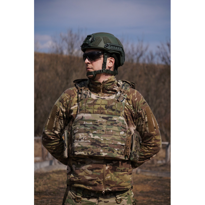 Кевларовий шолом FAST Kevlar GEN III AGGRESSIVE Олива L